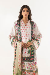 Stitched Satin Shirt + Dupatta